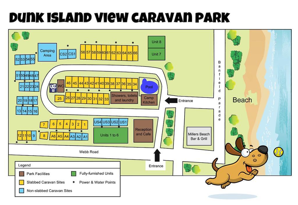 Dunk Island View Caravan Park Wongaling Beach Exterior foto
